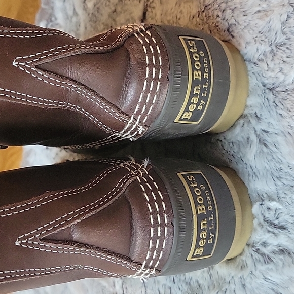 L.L. Bean Brown Leather Ankle Duck Boots, Women's Size 4M, Great Condition! - Picture 3 of 13